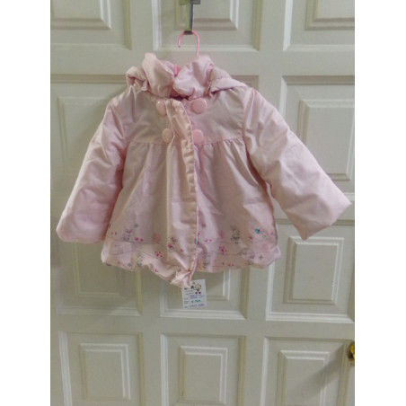 chaqueta rosa talla 12 meses. Segunda mano
