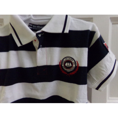 Polo de rayas Houbiot. Talla 6 años. Segunda mano