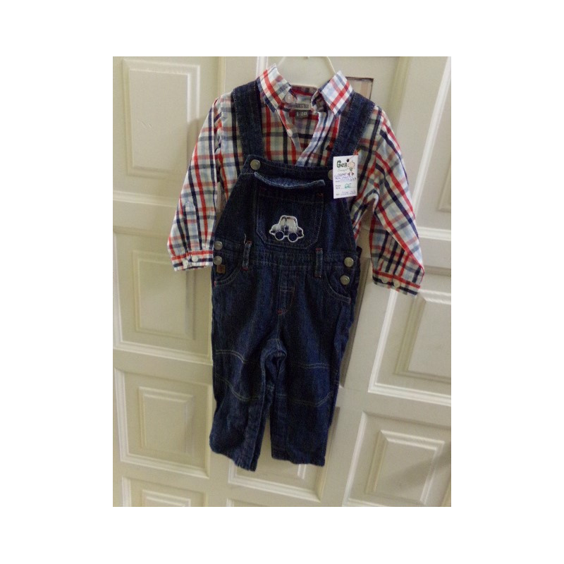 Conjunto peto vaquero 6-12 meses