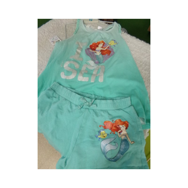 Pijama princesa Ariel 6-8 años