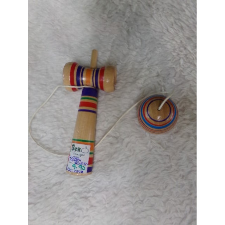 Juego didáctico de madera balero