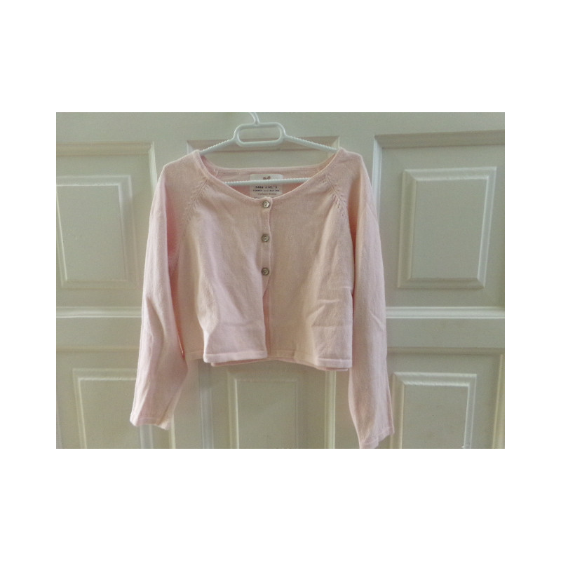 Chaqueta zara 6-7 años rosa