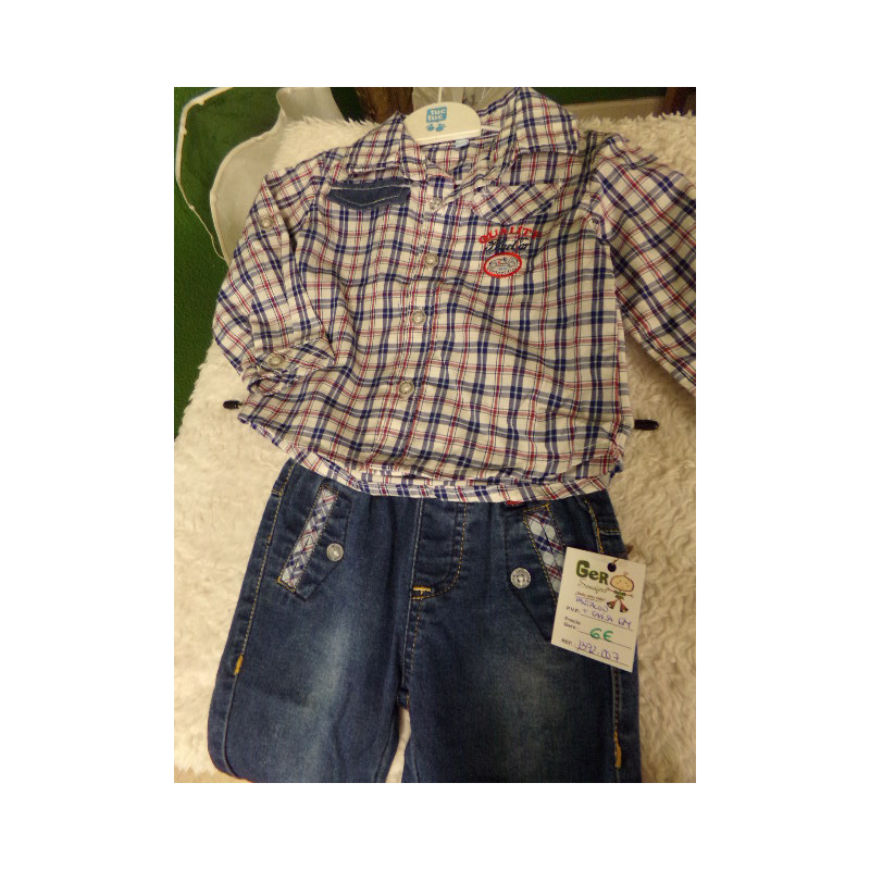 Pantalón y camisa talla 6 meses. Segunda mano