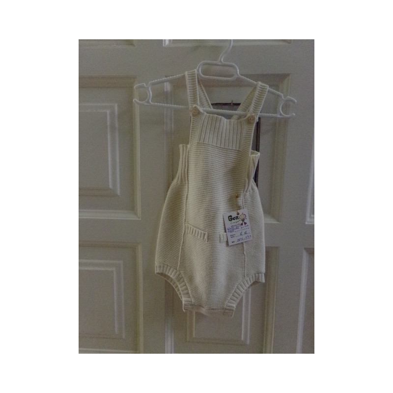 Pelele punto Benetton talla 3-6 meses. Segunda mano.