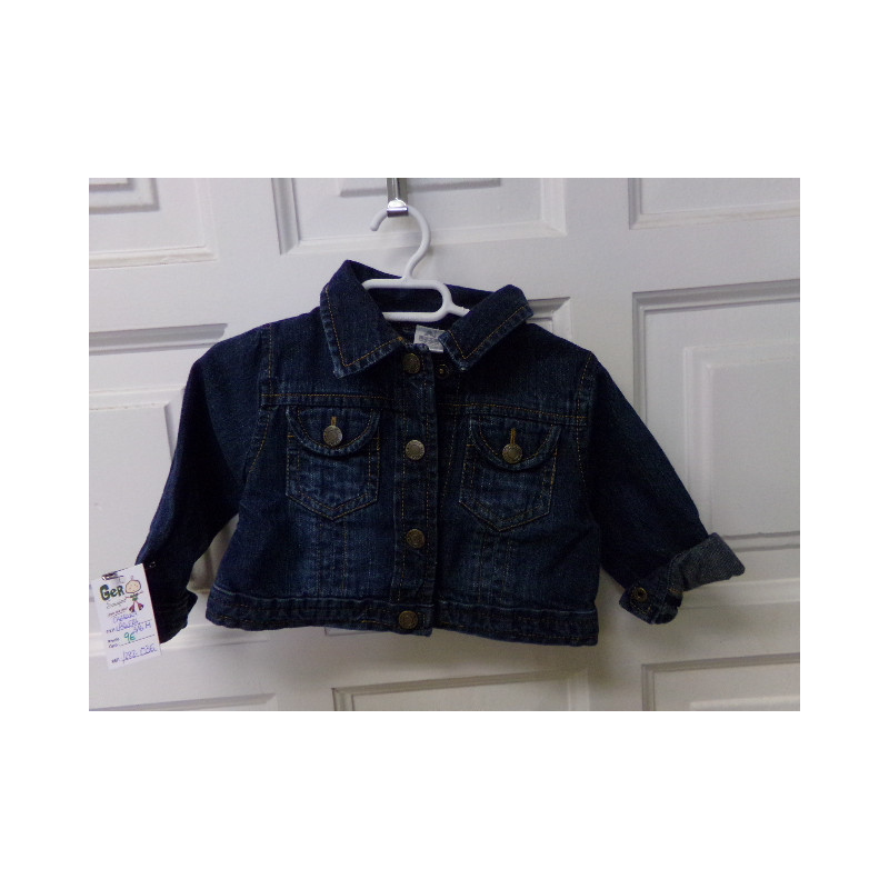 Cazadpra vaquera talla 3-6 meses. Segunda mano