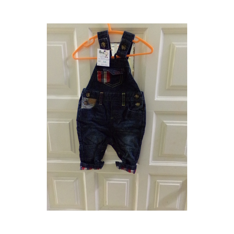 Peto vaquero talla 6-12 meses. Segunda mano