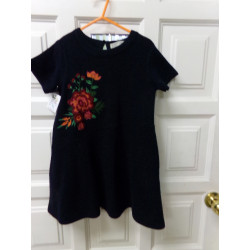 Vestido de punto talla 7 años. Zara. Segunda mano