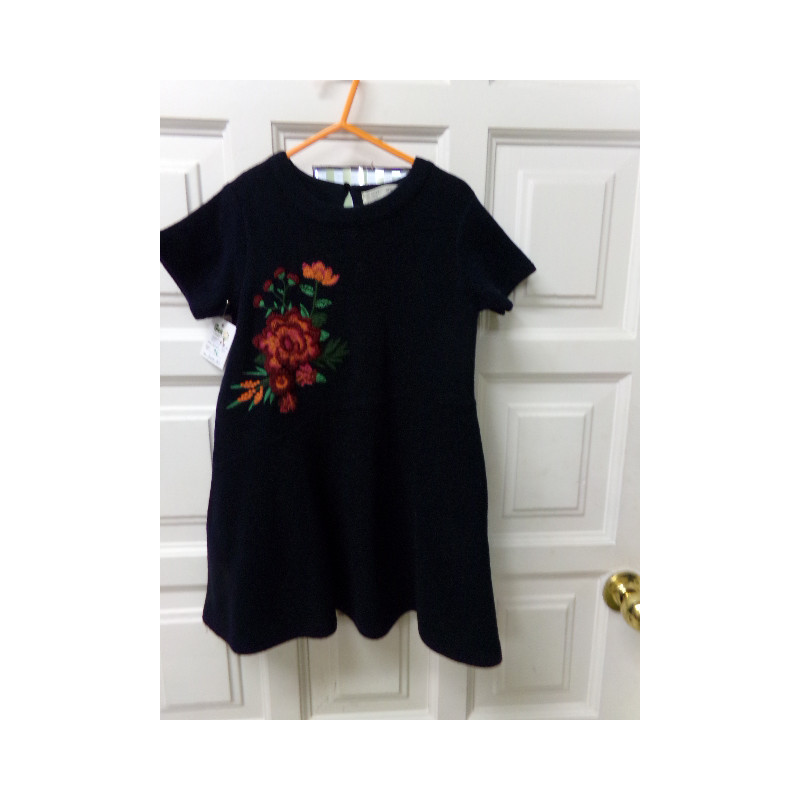 Vestido de punto talla 7 años. Zara. Segunda mano