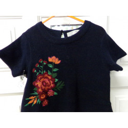 Vestido de punto talla 7 años. Zara. Segunda mano