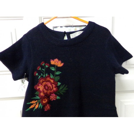 Vestido de punto talla 7 años. Zara. Segunda mano