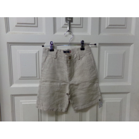 pantalon corto lino 5 - 6 años