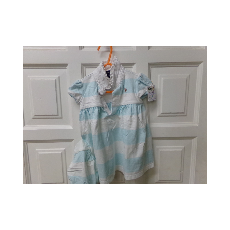 Vestido con bragola Ralph Lauren talla 9 meses. Segunda mano