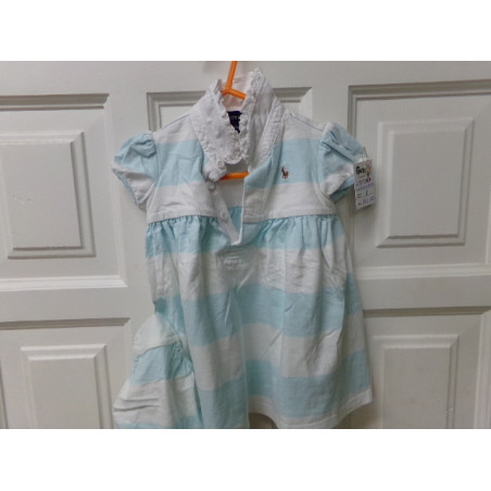 Vestido con bragola Ralph Lauren talla 9 meses. Segunda mano