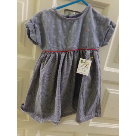 Vestido con body talla 12 meses. Segudna mano