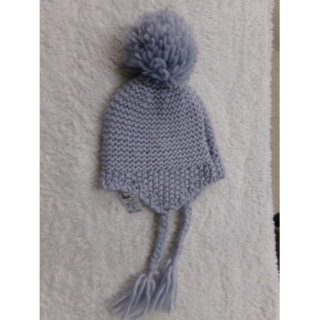 Gorrito gris bebe