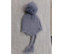 Gorrito gris bebe