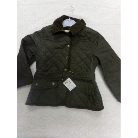 Parka verde Brotes talla 6 años. Segunda mano