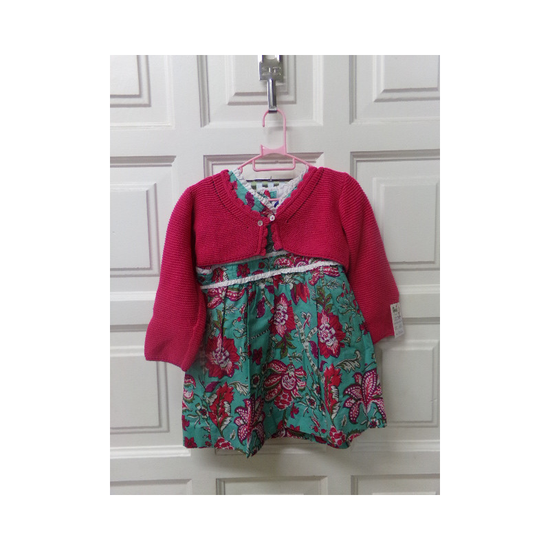 Vestido con chaqueta Patricia Mendiluce. talla 3 años. Segunda mano