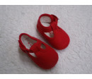 Zapatitos de tela T15 rojos