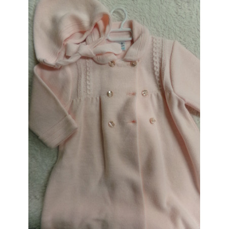 Abrigo con capota. Talla 12 meses. Segunda mano