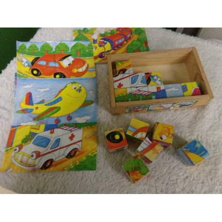 Puzzle de cubos. Segunda mano