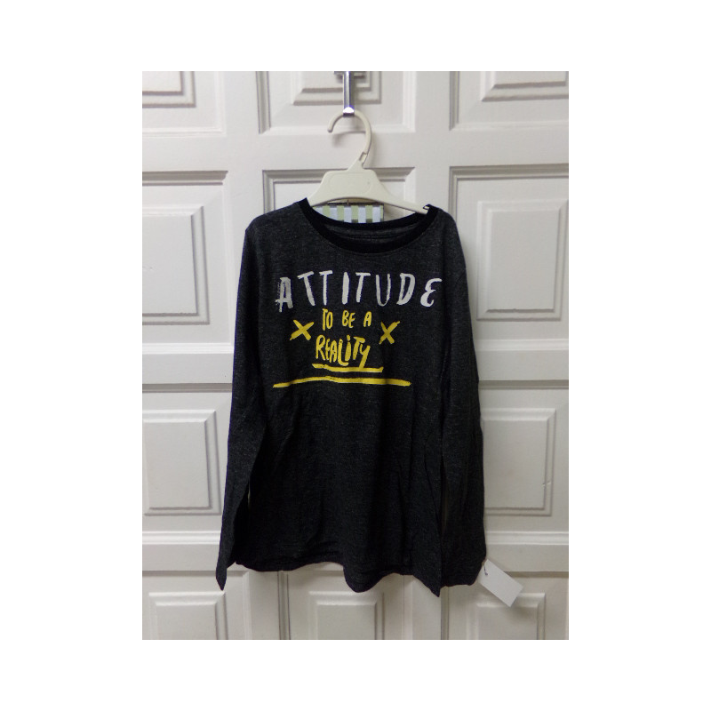 Camiseta gris talla 9 años. Segunda mano