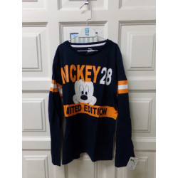 Camiseta Mickey azul talla 9 años. Segunda mano
