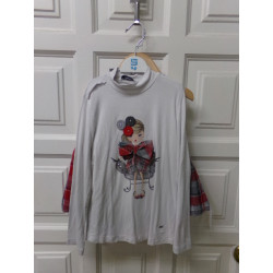 Conjunto falda y camiseta talla 6 años. Segunda mano