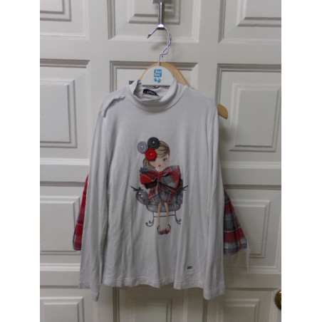 Conjunto falda y camiseta talla 6 años. Segunda mano