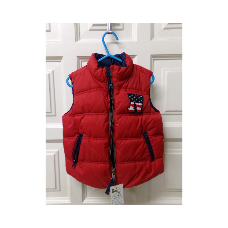 Chaleco reversible talla 3 años. Segunda mano