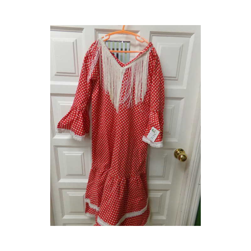 Disfraz Sevillana talla 6-8 años. Segunda mano