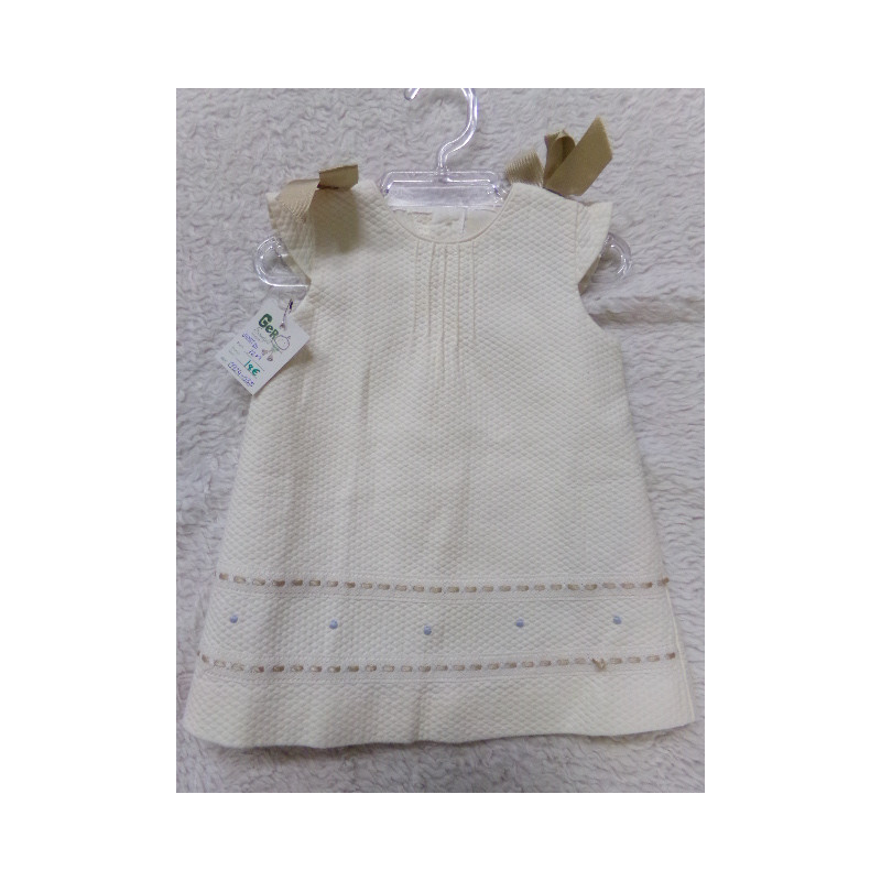 Vestido de piqué. Talla 12 meses. Segunda mano