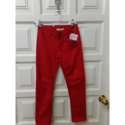 Pantalón rojo Orchestra talla 8 años. Segunda mano