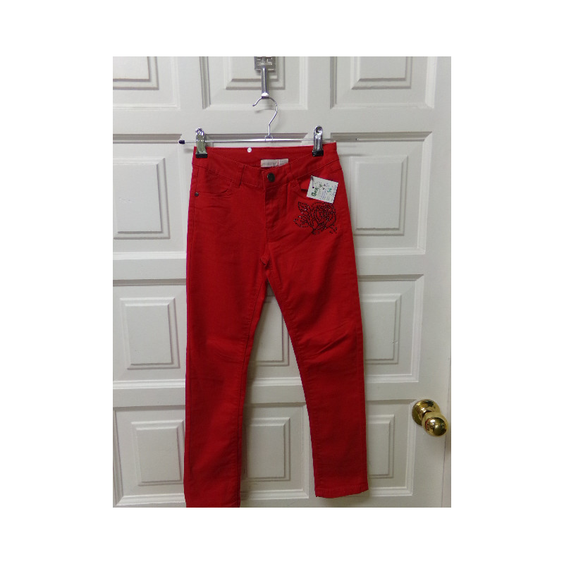 Pantalón rojo Orchestra talla 8 años. Segunda mano