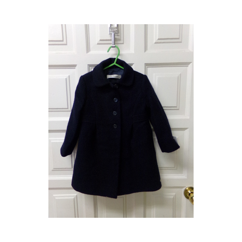 Abrigo de paño Pili carrera talla 2 años. Segunda mano