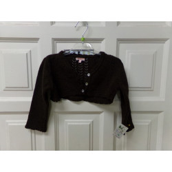 Chaqueta marrón chocolate talla 2 años. Gocco. Segunda mano