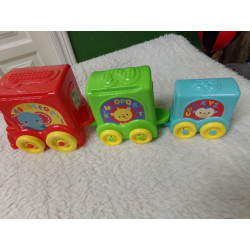 Tren Fisher Price Diverbloques. Segunda mano
