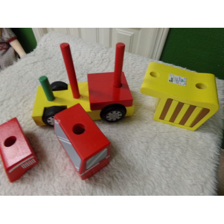 Construye camión de madera. Segunda mano