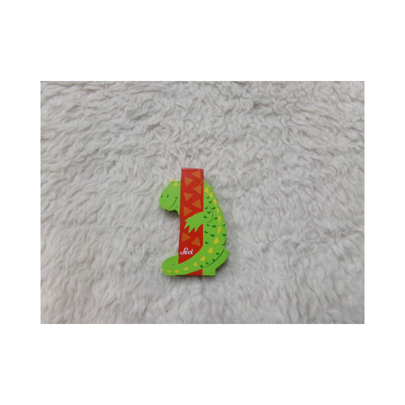 Letra I de madera . Segunda mano