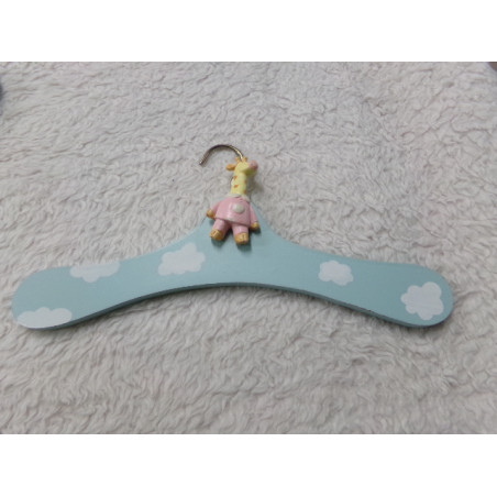 Percha jirafa azul. Segunda mano