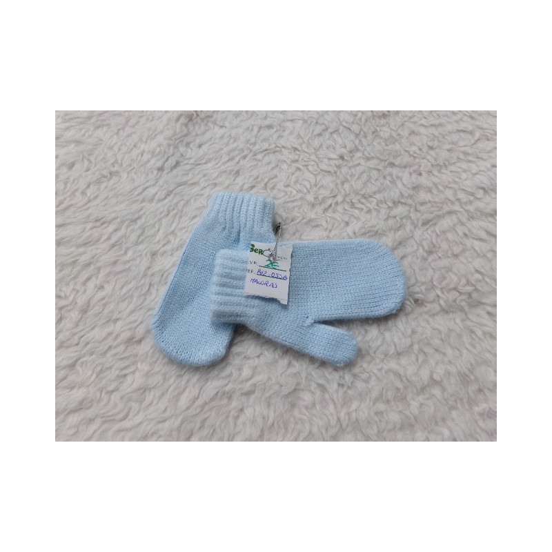 Manoplas azul. Segunda mano