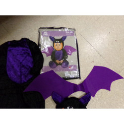 Disfraz Mini Bat talla 12-18 meses. Segunda mano