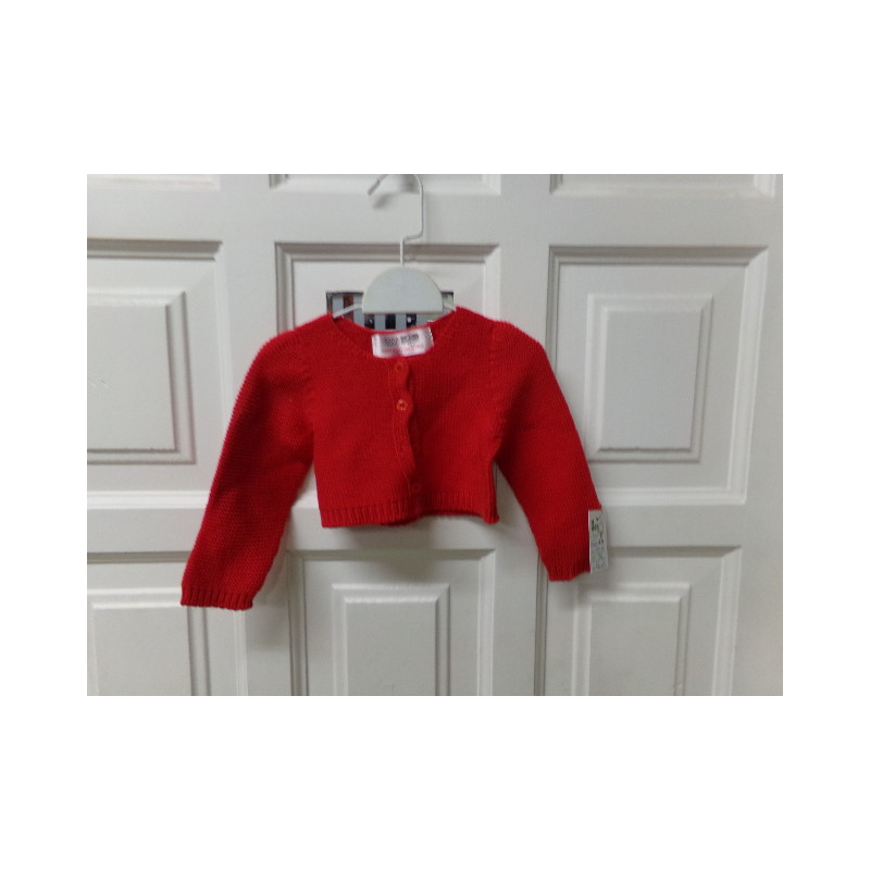 Chaqueta roja talla 6 meses. Segunda mano