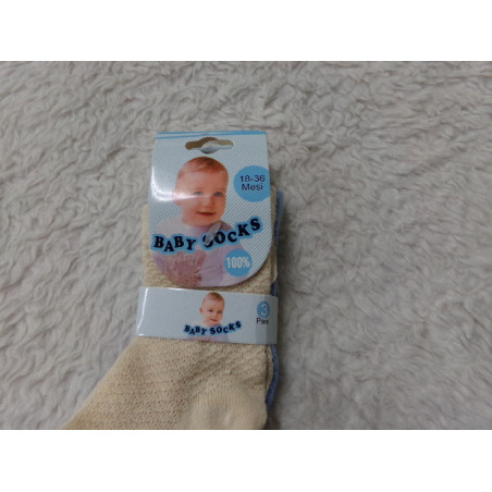3 Pares de calcetines 18-36 meses. A estrenar