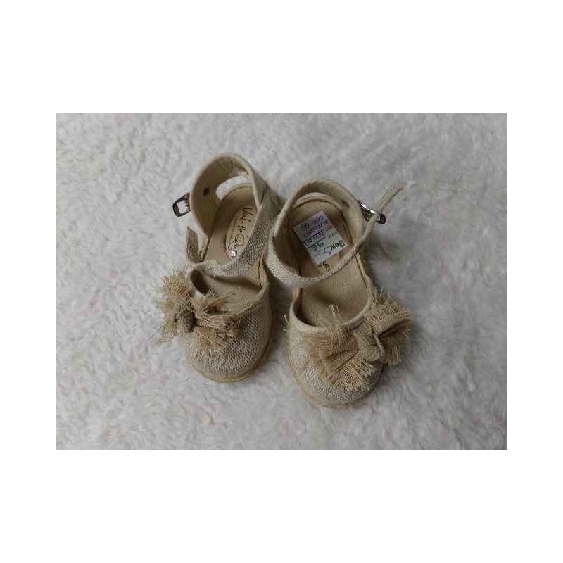 Alpargatas beig n 20. Segunda mano