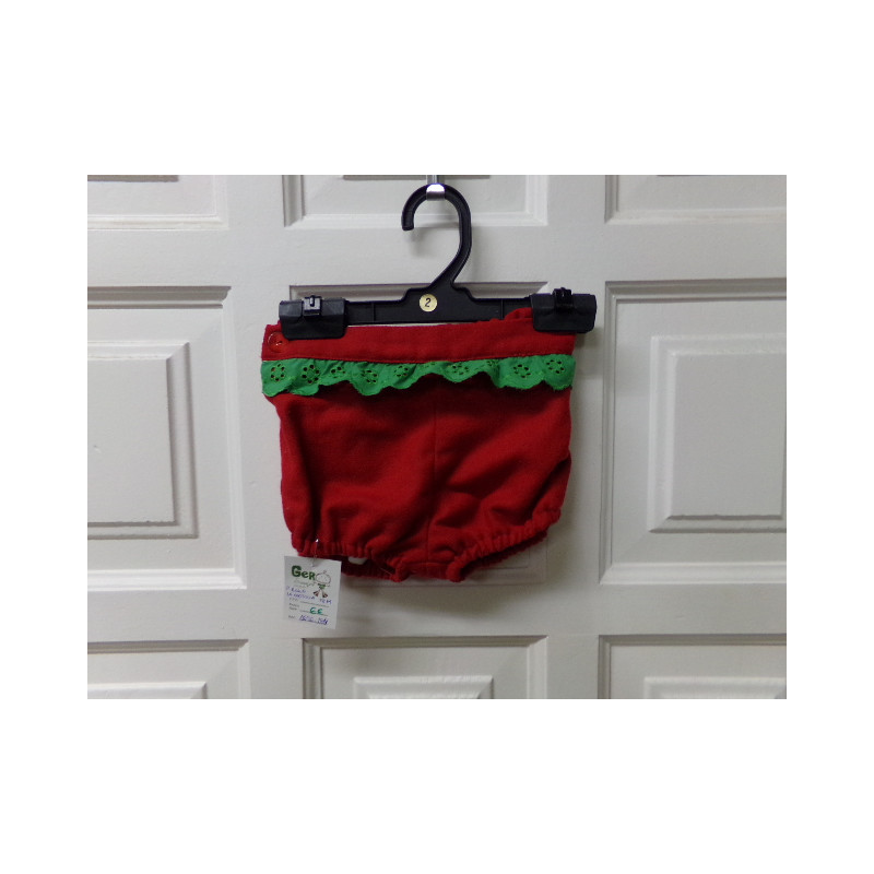 Bombacho rojo. La Martinica talla 18 meses. Segunda mano