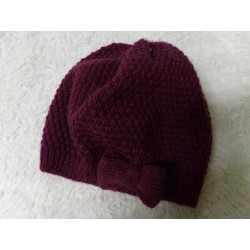 Gorro granate. 4-8 años. Segunda mano