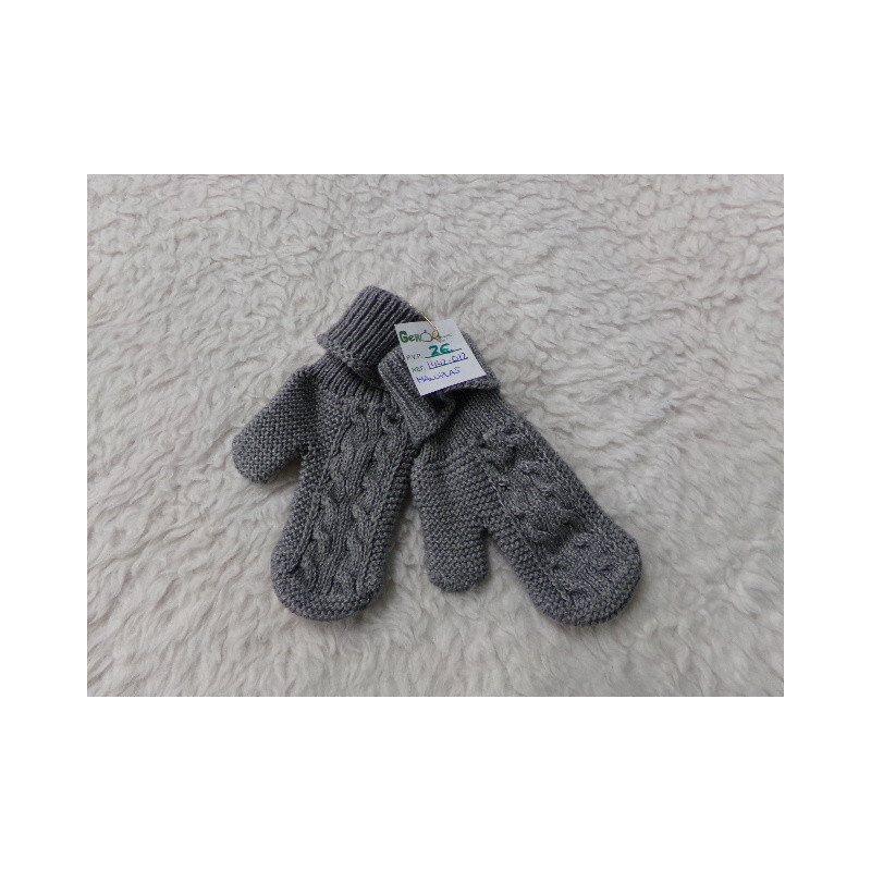 Manoplas gris. Segunda mano