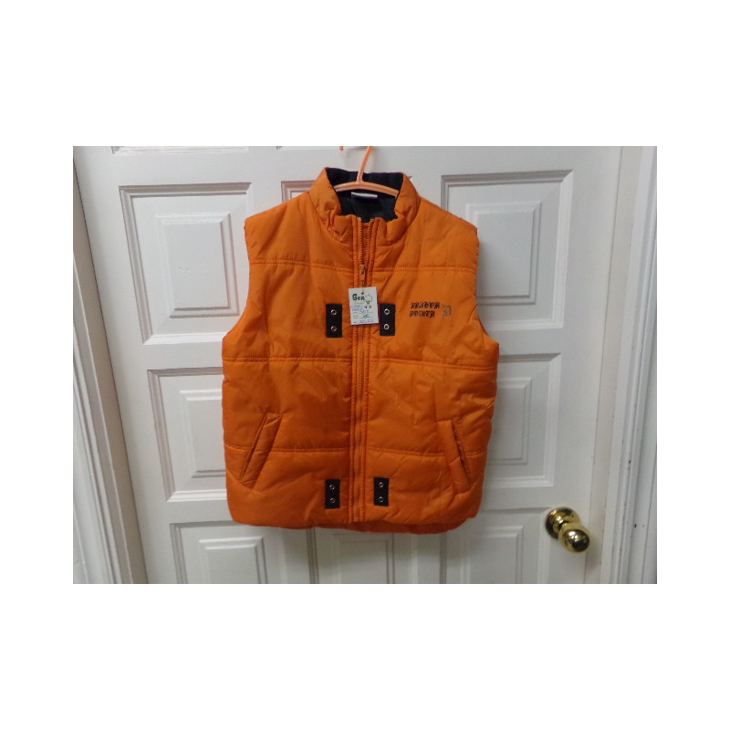 Chaleco naranja talla 9-10 años. Segunda mano