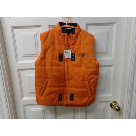 Chaleco naranja talla 9-10 años. Segunda mano